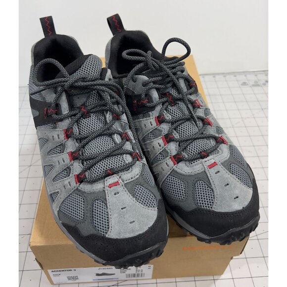 Merrell Accentor 3 Hiking Shoes Leather/Synthetic Men's Sz. 9 New Rock/Gray - Picture 2 of 8